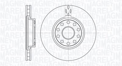 361302040354 MAGNETI MARELLI Тормозной диск