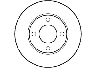 NBD384 NATIONAL Тормозной диск