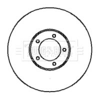 BBD4276 BORG & BECK Тормозной диск