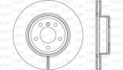 BDR274920 OPEN PARTS Тормозной диск