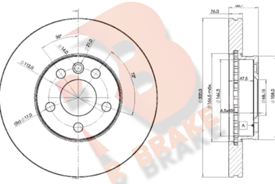 78RBD21531 R BRAKE Тормозной диск