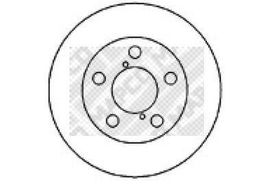 25580 MAPCO Тормозной диск