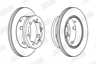 567810J JURID Тормозной диск