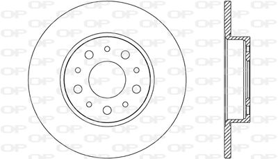 BDA269510 OPEN PARTS Тормозной диск