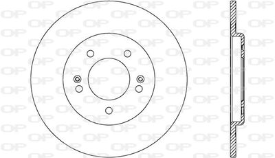 BDR260810 OPEN PARTS Тормозной диск