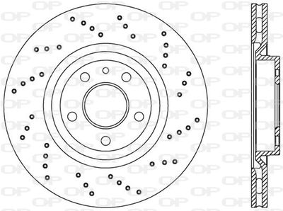 BDRS166325 OPEN PARTS Тормозной диск