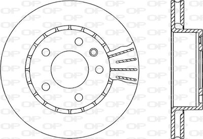 BDR140720 OPEN PARTS Тормозной диск