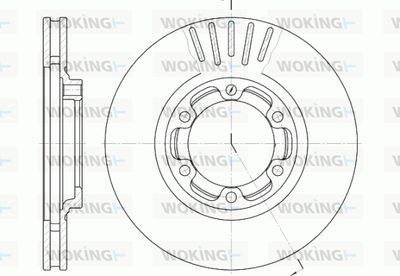 D695210 WOKING Тормозной диск