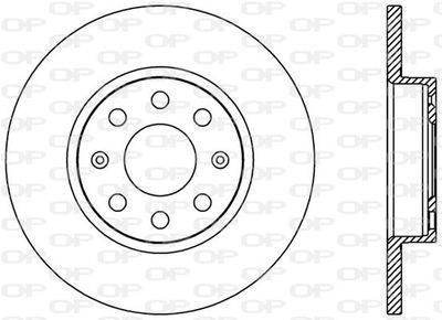 BDA244410 OPEN PARTS Тормозной диск