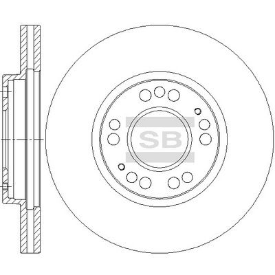 SD4342 Hi-Q Тормозной диск