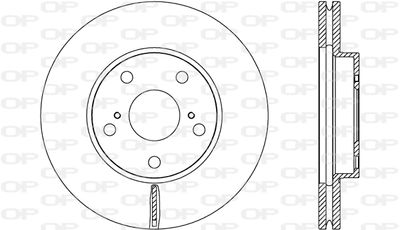 BDA269420 OPEN PARTS Тормозной диск