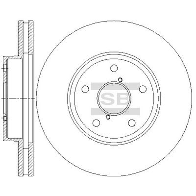 SD4711 Hi-Q Тормозной диск