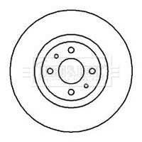 BBD4056 BORG & BECK Тормозной диск