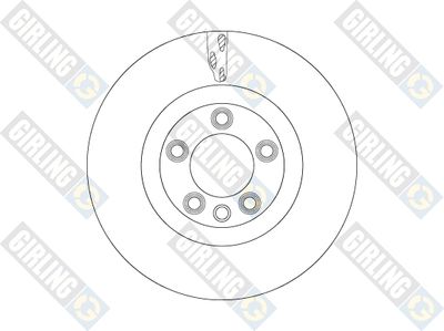 6067725 GIRLING Тормозной диск