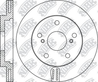 RN1775 NiBK Тормозной диск