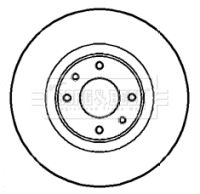 BBD4306 BORG & BECK Тормозной диск