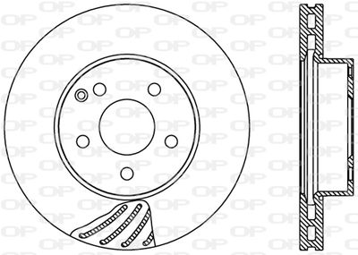 BDR241820 OPEN PARTS Тормозной диск