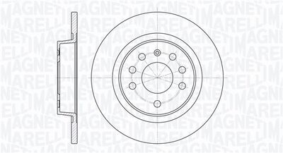 361302040199 MAGNETI MARELLI Тормозной диск