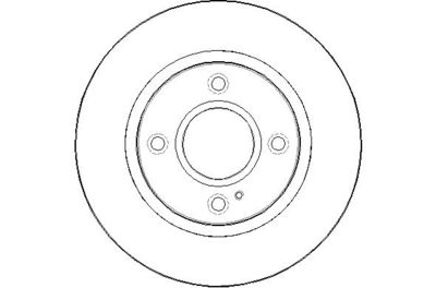 NBD1506 NATIONAL Тормозной диск