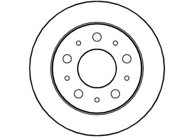 NBD1311 NATIONAL Тормозной диск