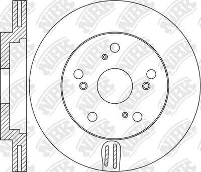 RN1663 NiBK Тормозной диск