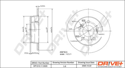 DP1010110020 Dr!ve+ Тормозной диск