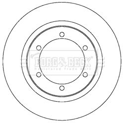 BBD5215 BORG & BECK Тормозной диск