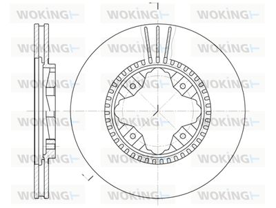 D684510 WOKING Тормозной диск