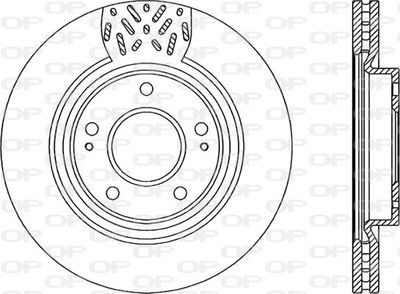 BDR228120 OPEN PARTS Тормозной диск