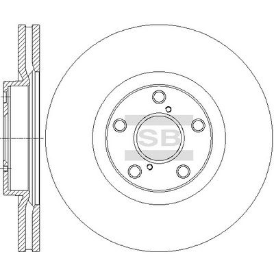 SD4643 Hi-Q Тормозной диск