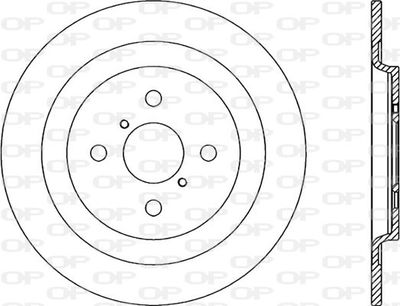 BDR233910 OPEN PARTS Тормозной диск