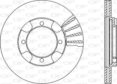 BDR134620 OPEN PARTS Тормозной диск