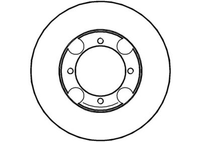 NBD220 NATIONAL Тормозной диск