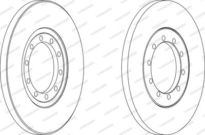 WGR15371 WAGNER Тормозной диск