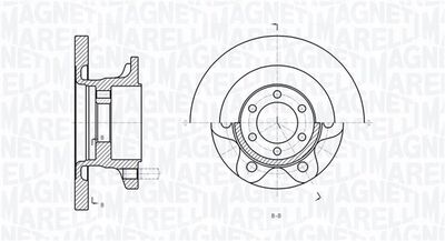 361302040289 MAGNETI MARELLI Тормозной диск