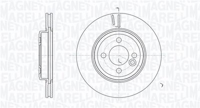 361302040741 MAGNETI MARELLI Тормозной диск