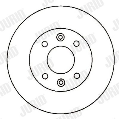 561255J JURID Тормозной диск