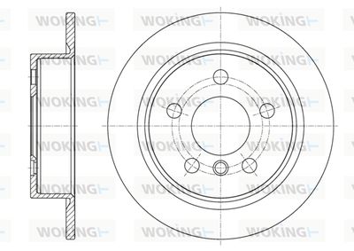 D6161800 WOKING Тормозной диск