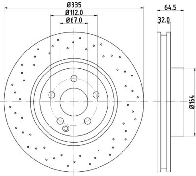 MDC1862 MINTEX Тормозной диск