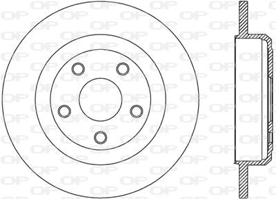 BDR278310 OPEN PARTS Тормозной диск