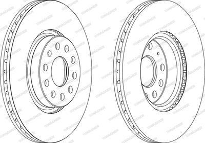 WGR13051 WAGNER Тормозной диск