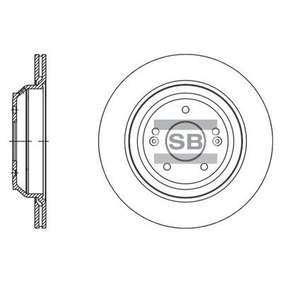 SD1134 Hi-Q Тормозной диск