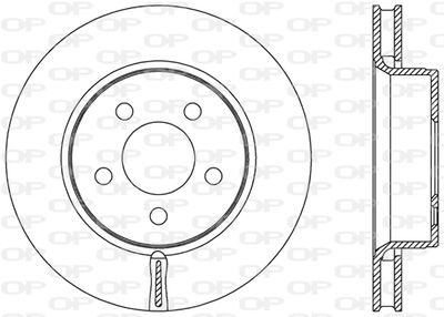 BDR247820 OPEN PARTS Тормозной диск