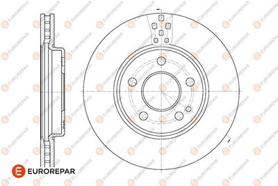 1667858580 EUROREPAR Тормозной диск