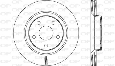 BDA267820 OPEN PARTS Тормозной диск