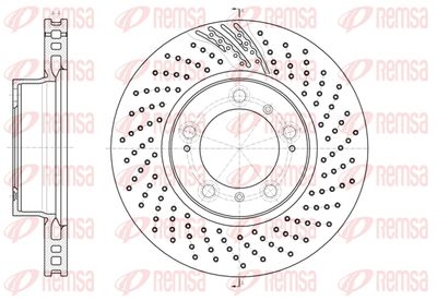6113311 REMSA Тормозной диск