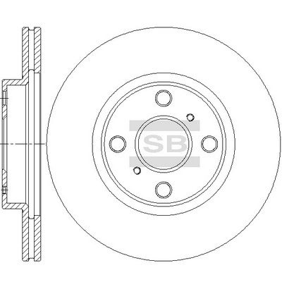 SD4678 Hi-Q Тормозной диск