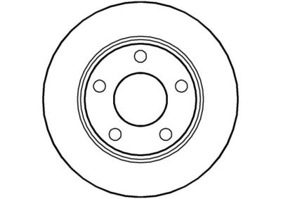 NBD1105 NATIONAL Тормозной диск
