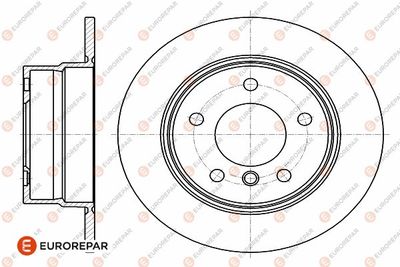 1642771980 EUROREPAR Тормозной диск