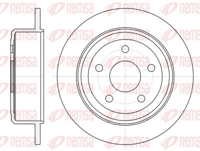 6136800 REMSA Тормозной диск